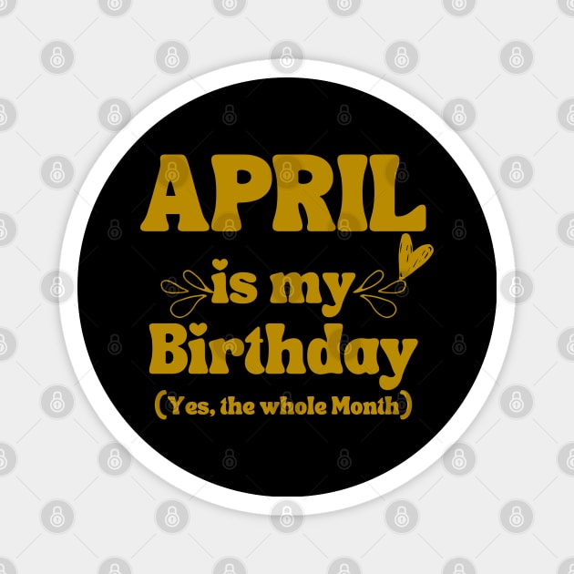 April Birthday Magnet by Xtian Dela ✅